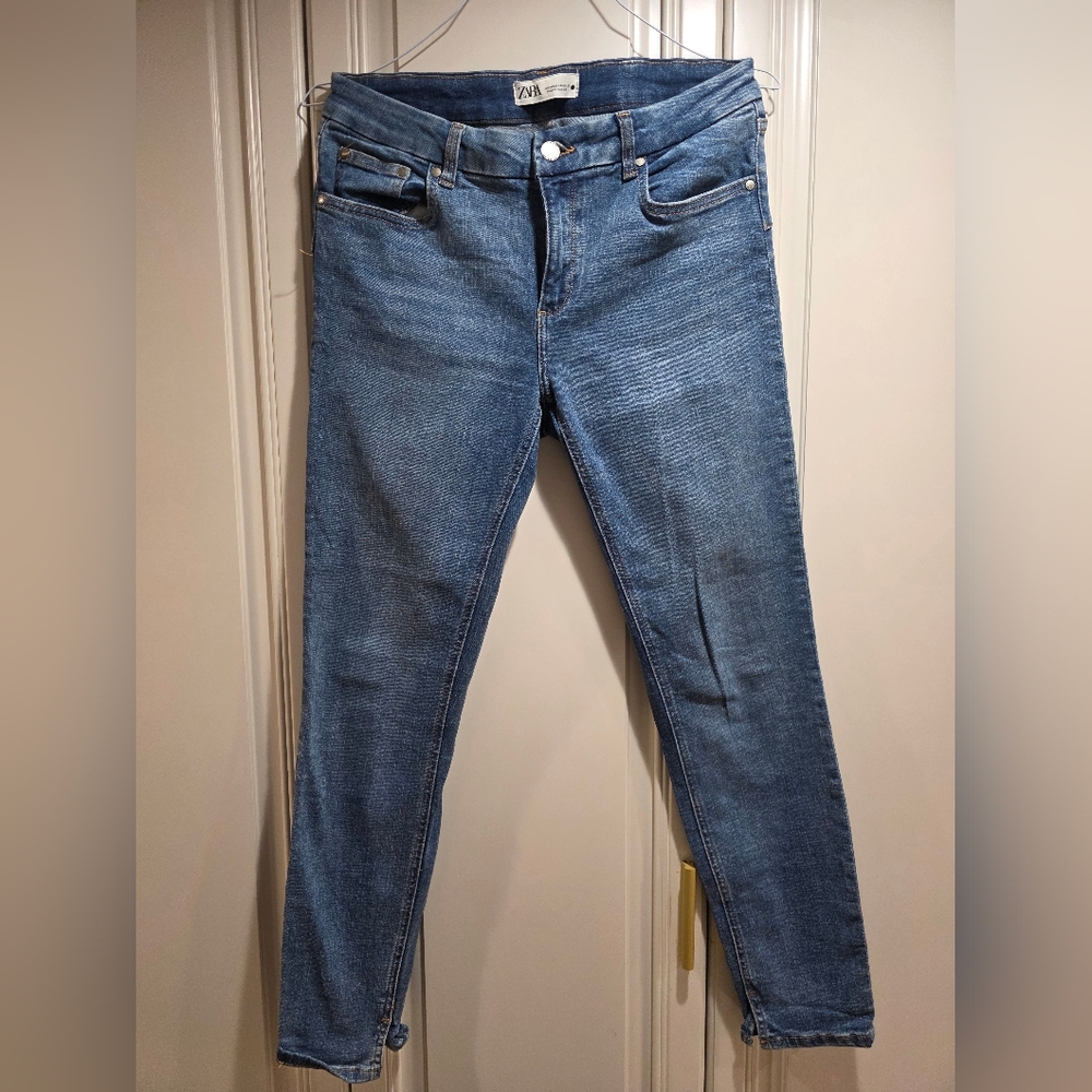 Zara Women's Skinny Jeans in Blue